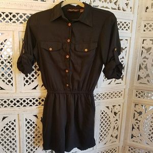 Black short sexy jumper